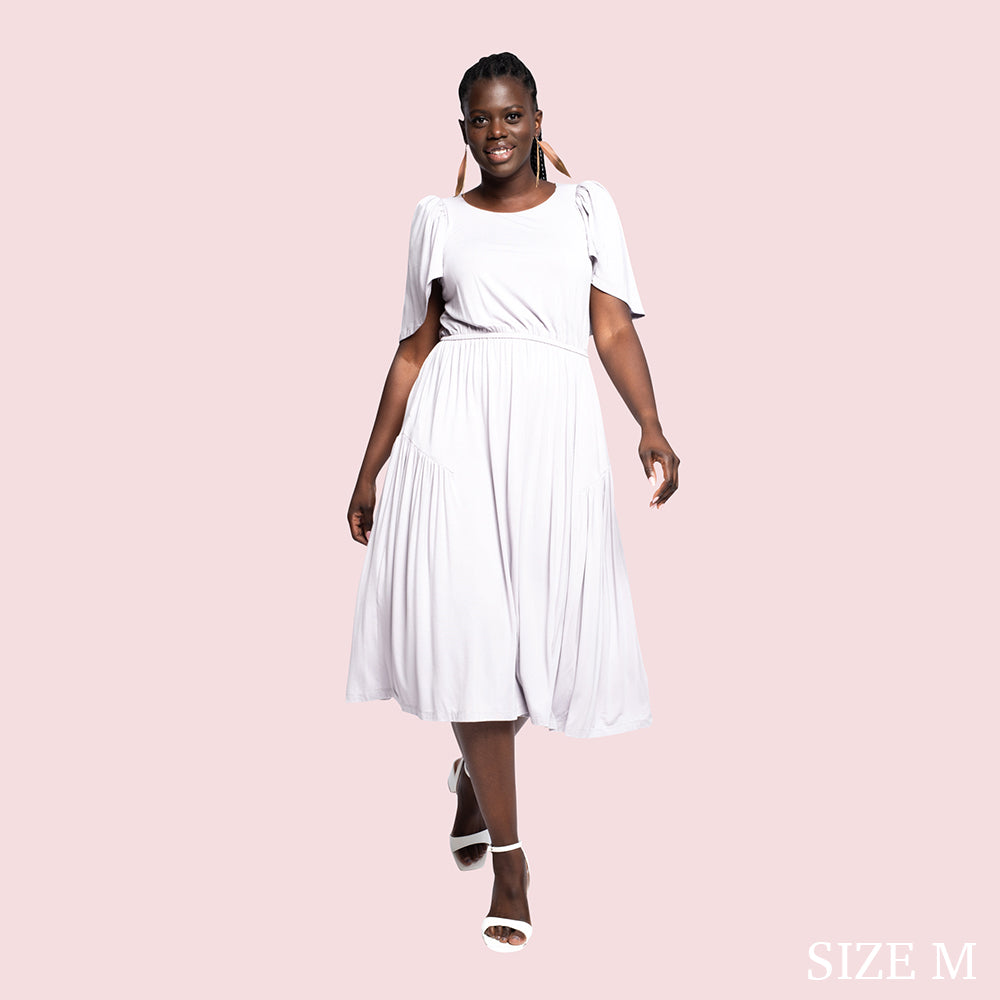 carina midi dress Dress the Population Carina Strapless Sweetheart Bustier Midi Dress