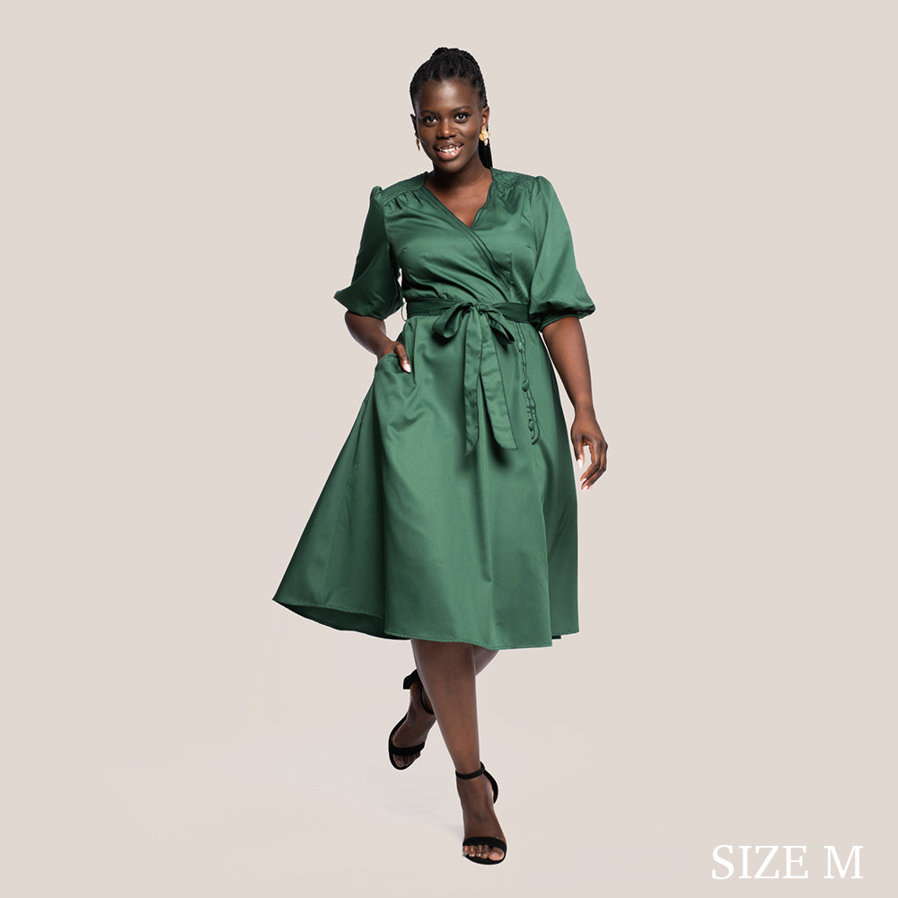 Arleth Slimming Dress - Formal Garden L