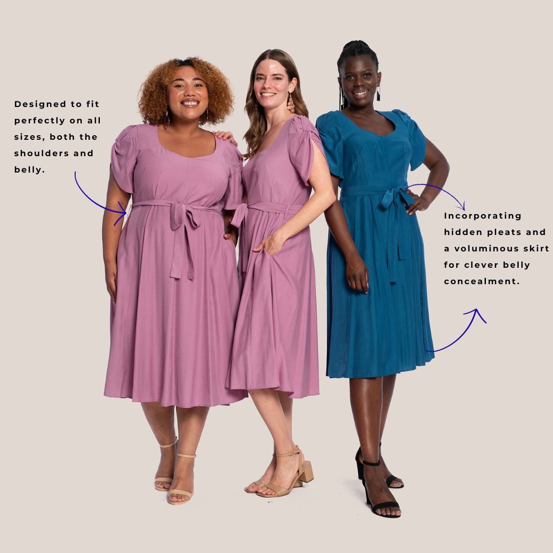 The Sultan & Clyde Collection: Slimming and Tummy-Concealing Dresses.