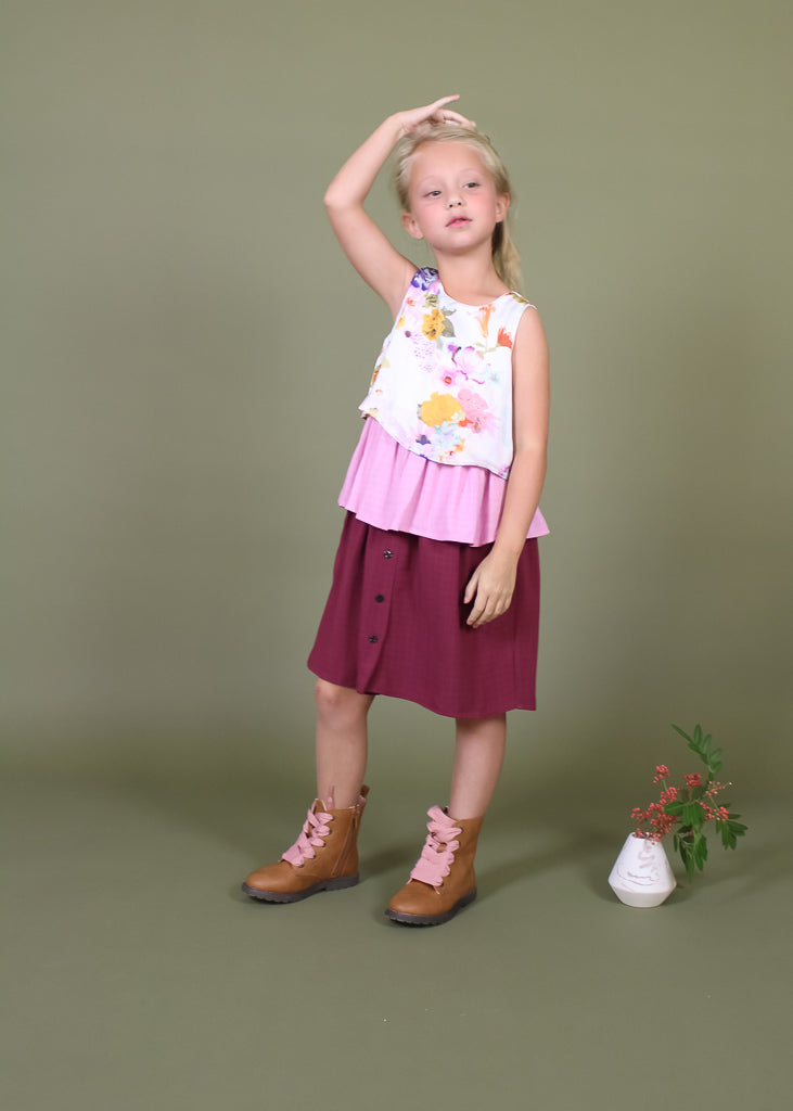 Helene Mix Tiered Dress | Children's Collection