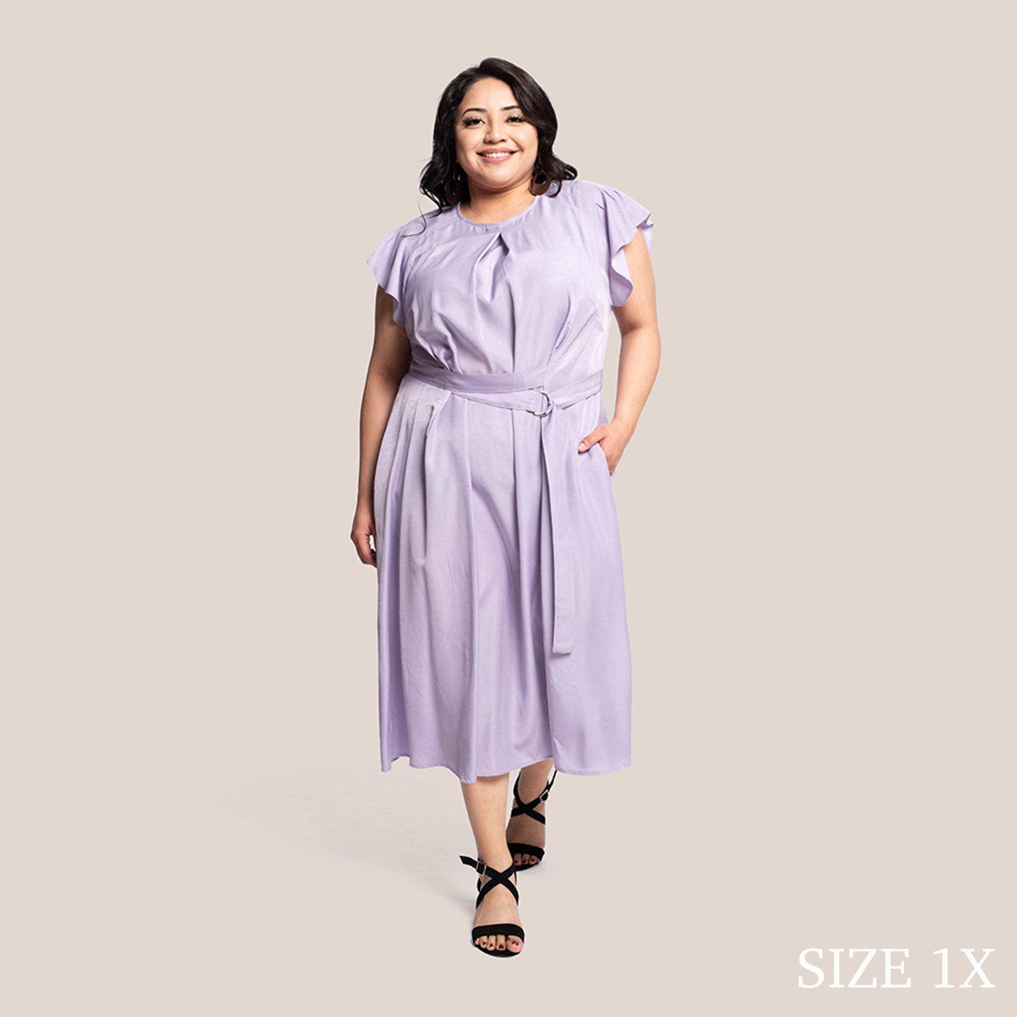 REMY SLIMMING DRESS - LAVENDER