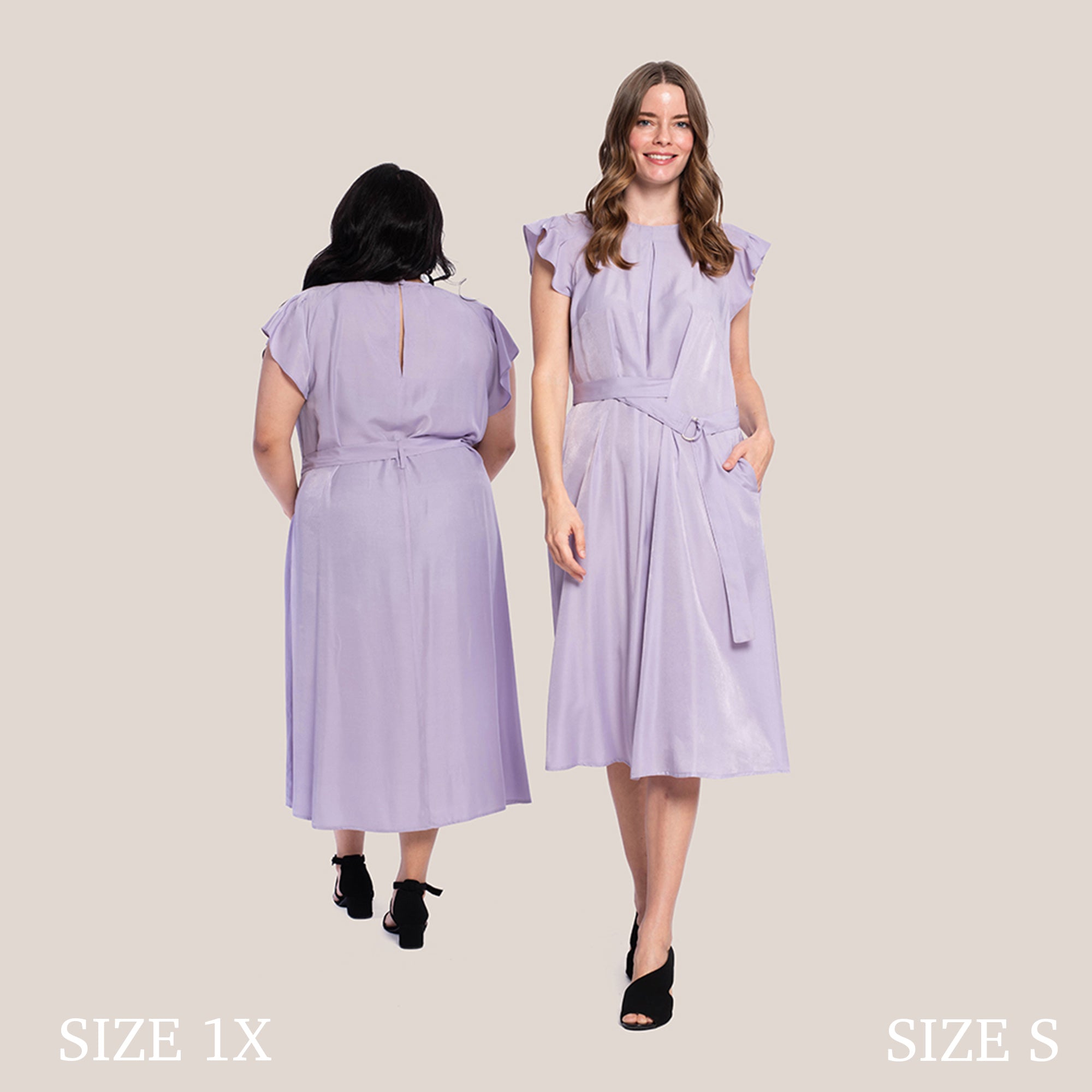 REMY SLIMMING DRESS - LAVENDER