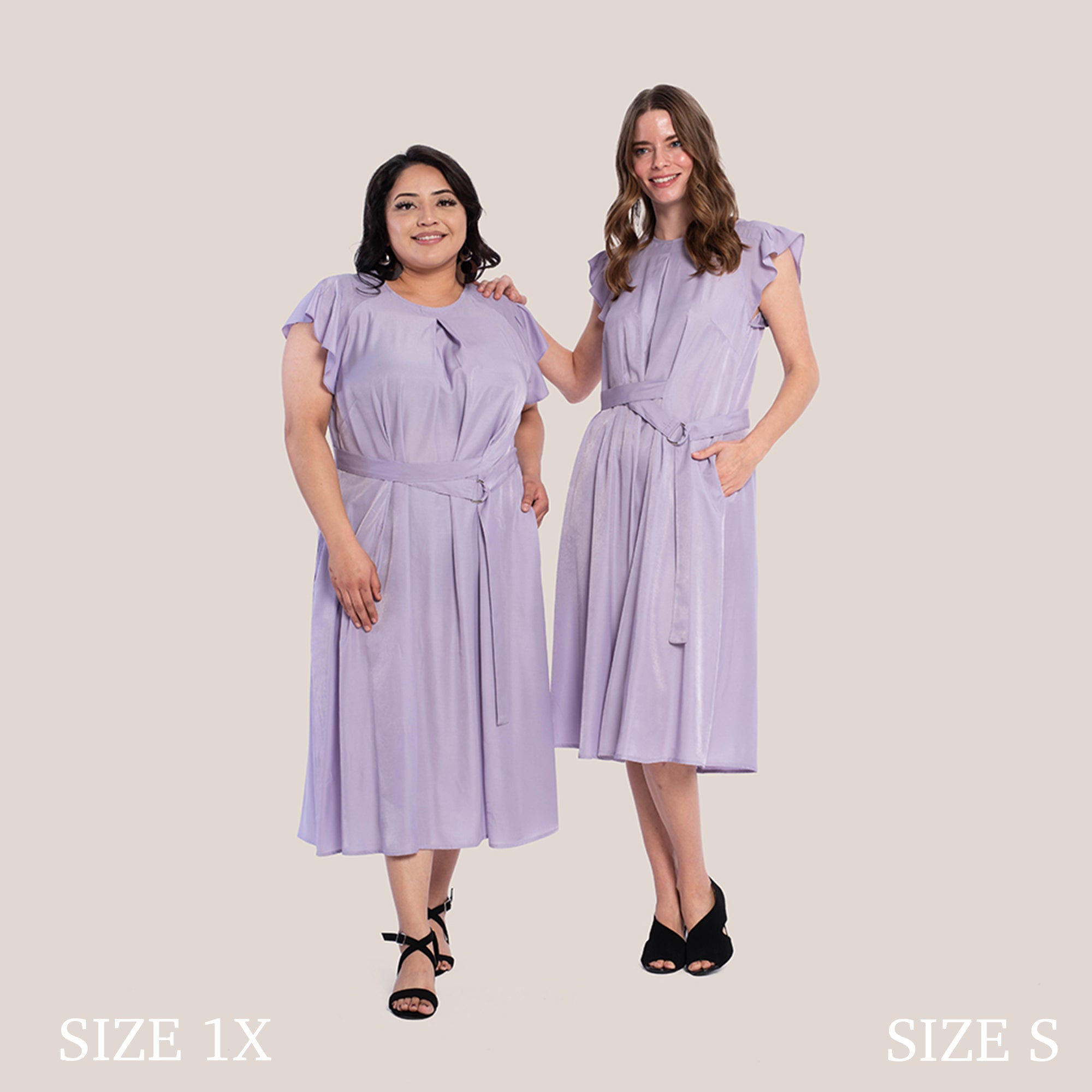 REMY SLIMMING DRESS - LAVENDER