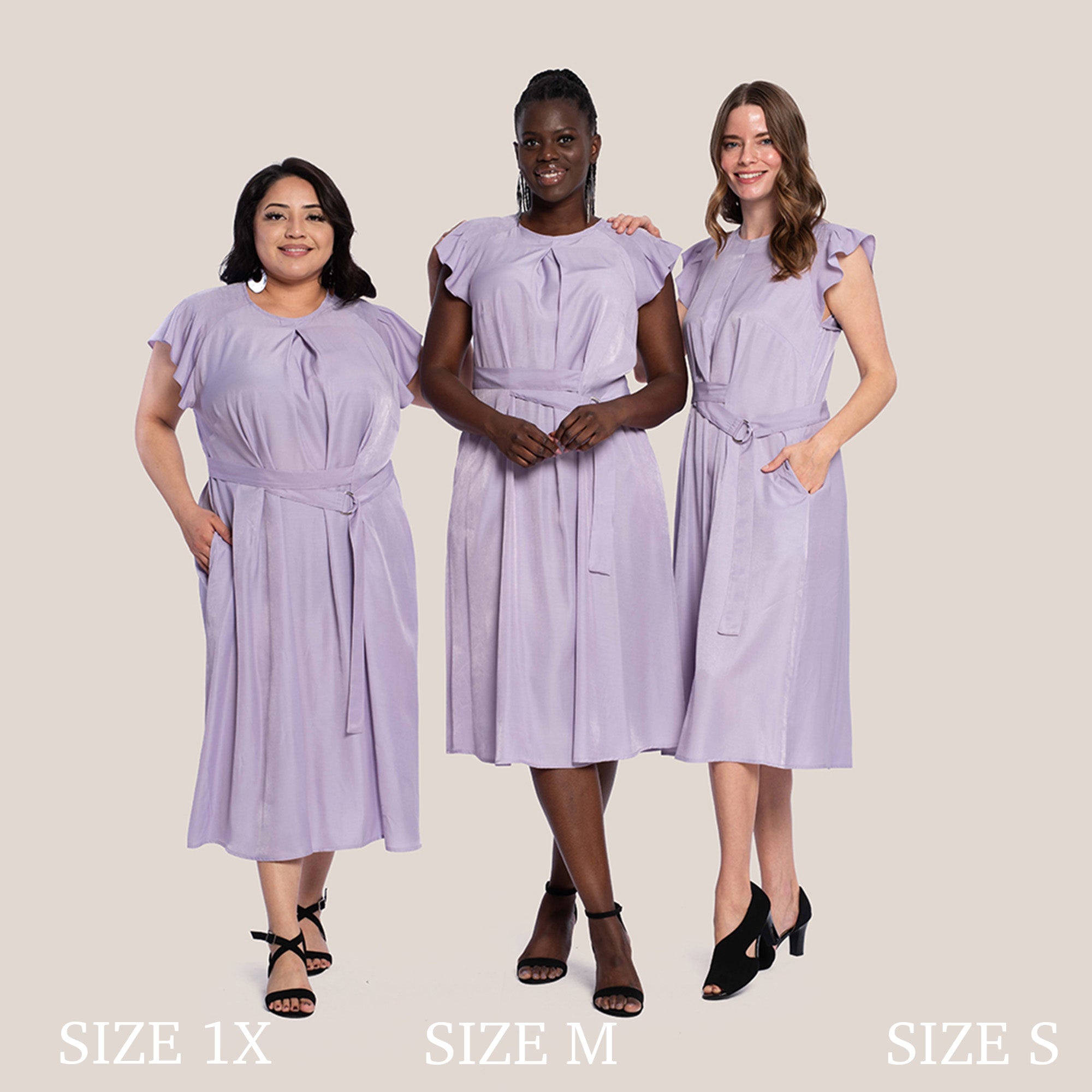 REMY SLIMMING DRESS - LAVENDER