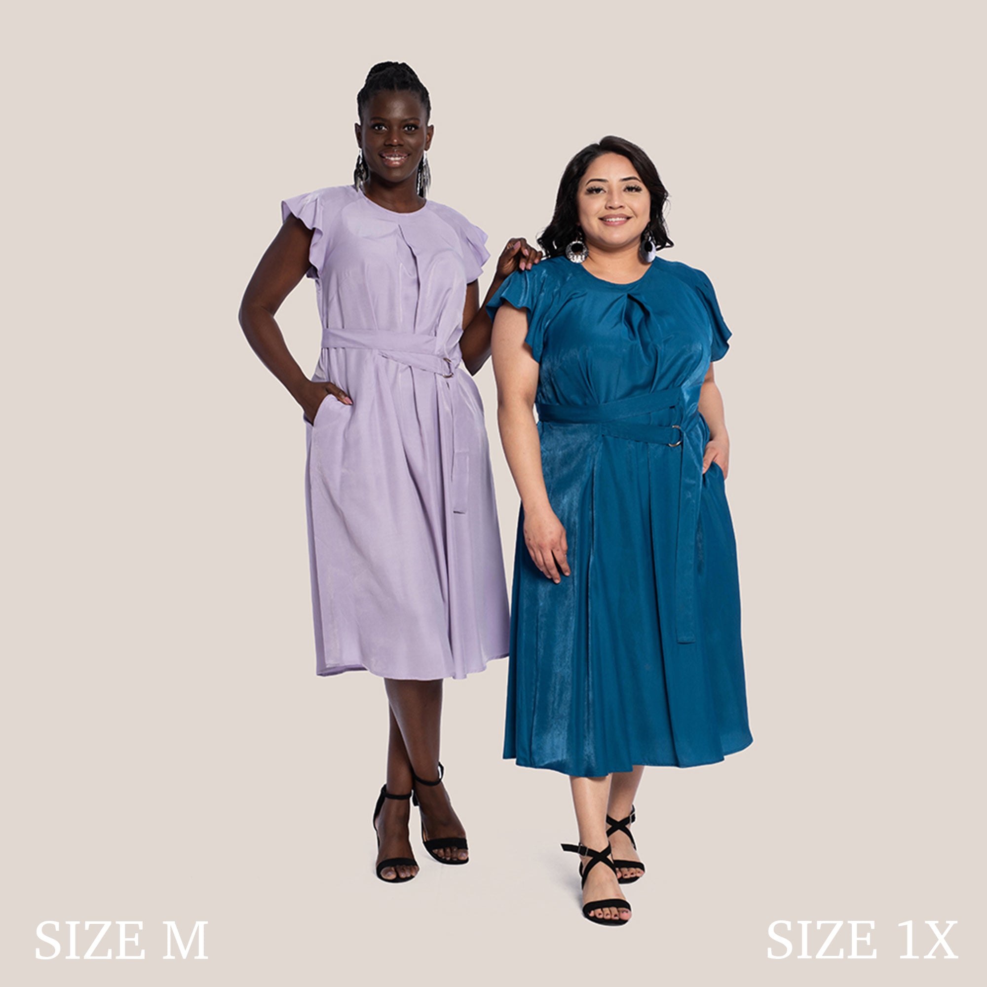 REMY SLIMMING DRESS - LAVENDER