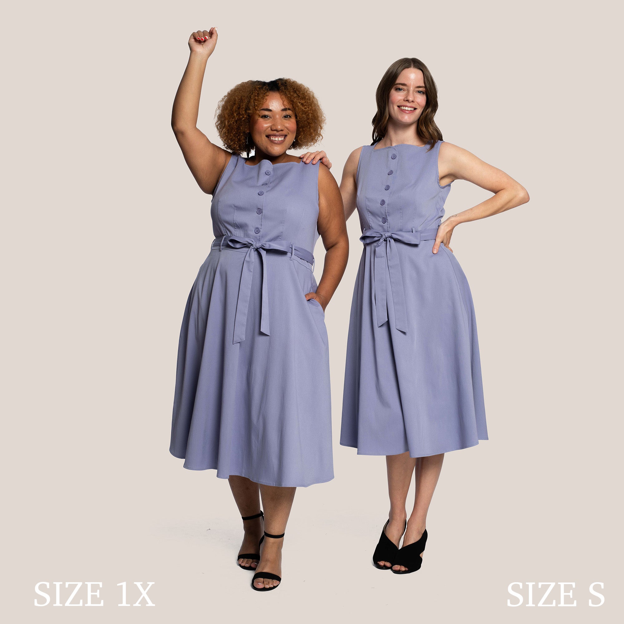 AZARI SLIMMING DRESS - PURPLE HAZE