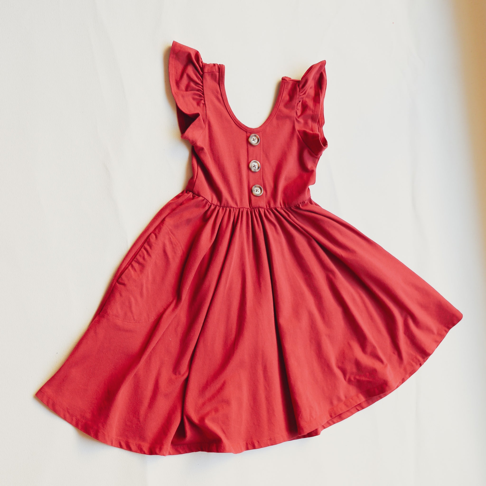 JESSIE DRESS _ COLOR_ MARS RED | Children's Collection