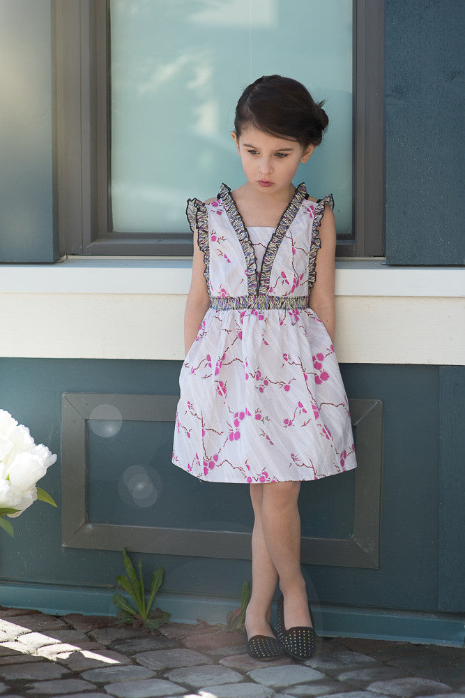 Arabelle Con Ruffle Detail Dress | Children's Collection
