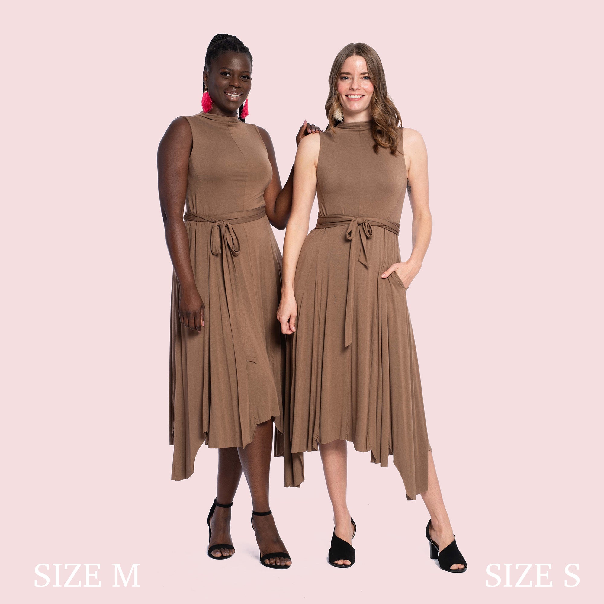 Esilda Dress - Taupe M Esilda Dress - Taupe M