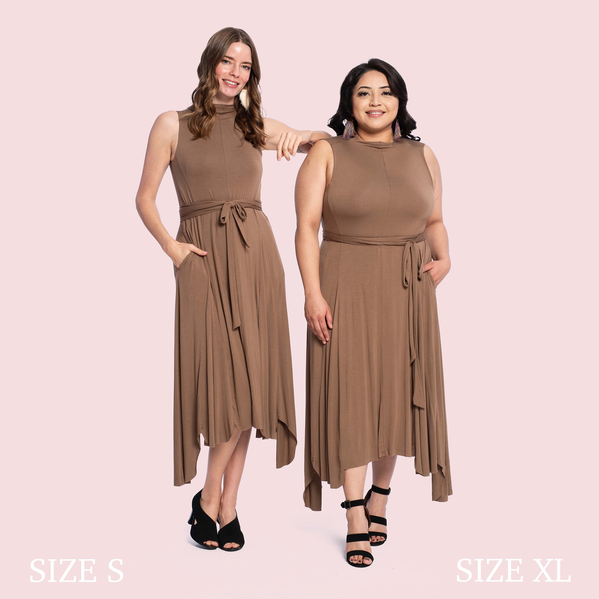 ESILDA DRESS - TAUPE