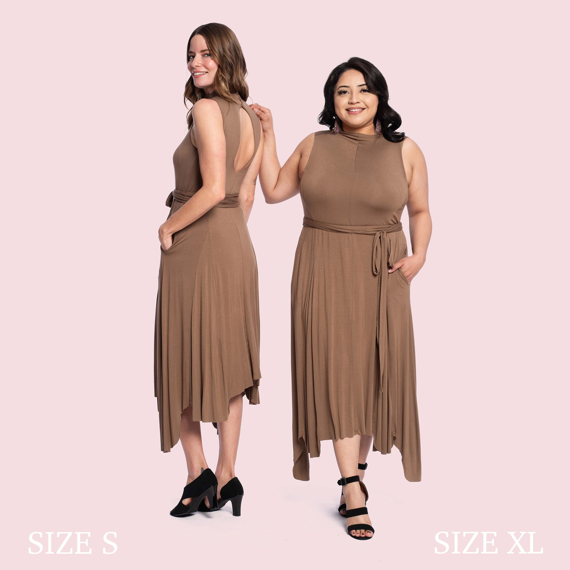 ESILDA DRESS - TAUPE