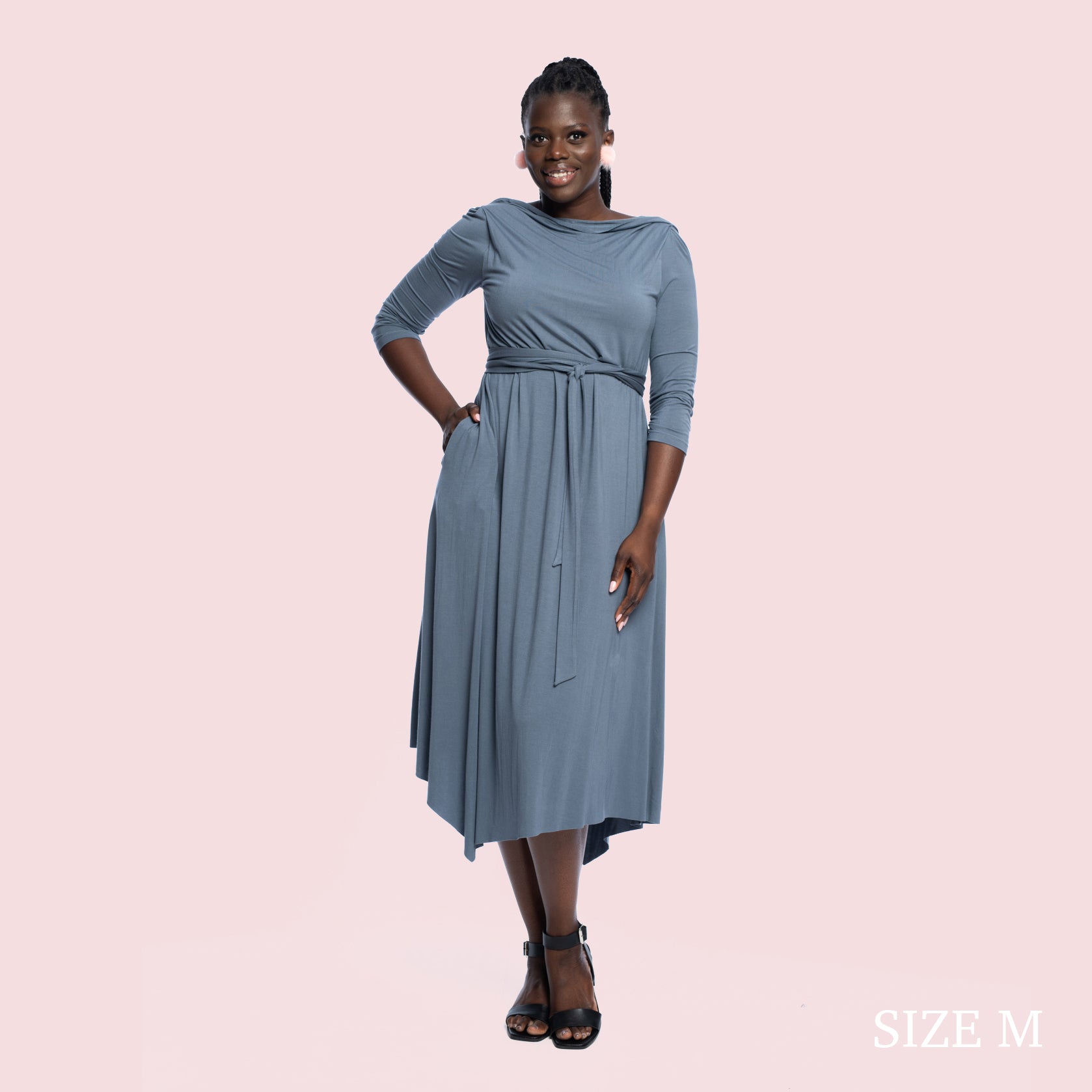 WRENLEY DRESS - DARK SLATE