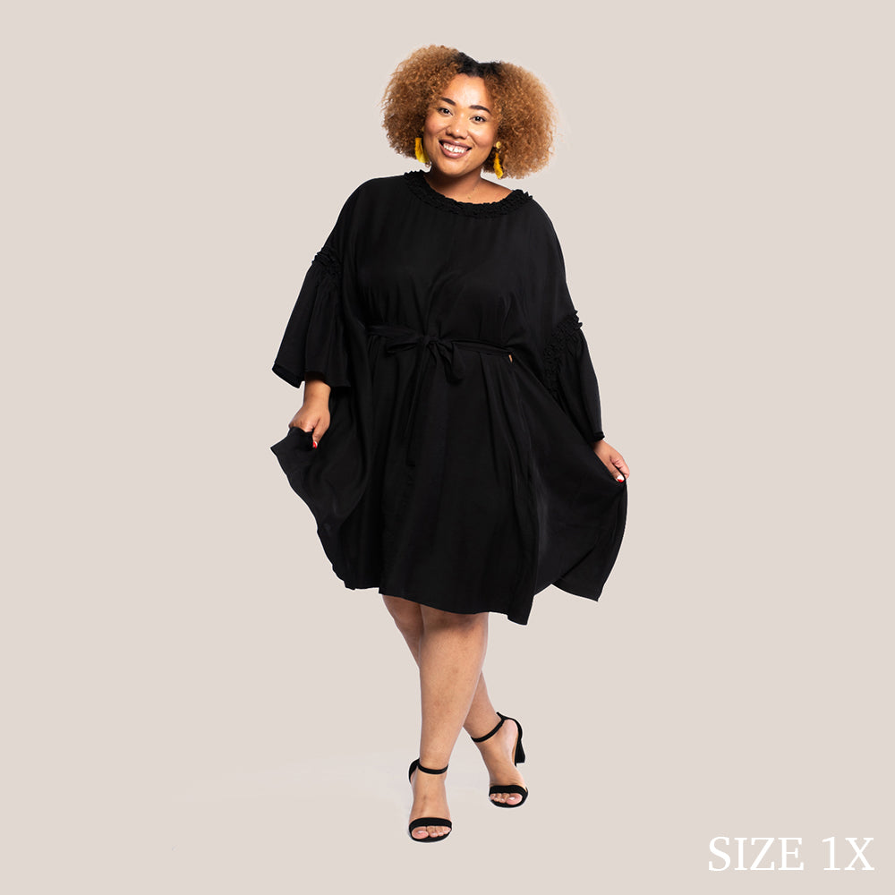 HARPER SLIMMING DRESS - BLACK