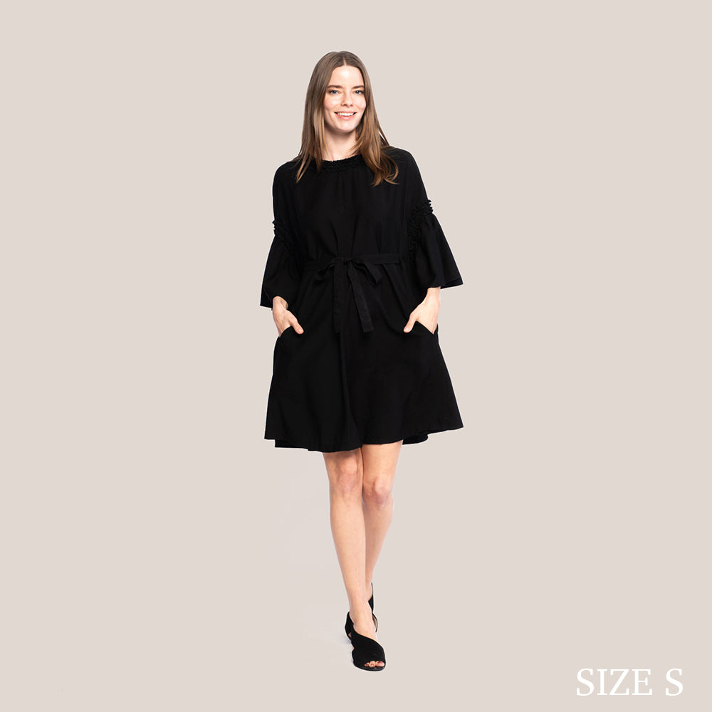 HARPER SLIMMING DRESS - BLACK