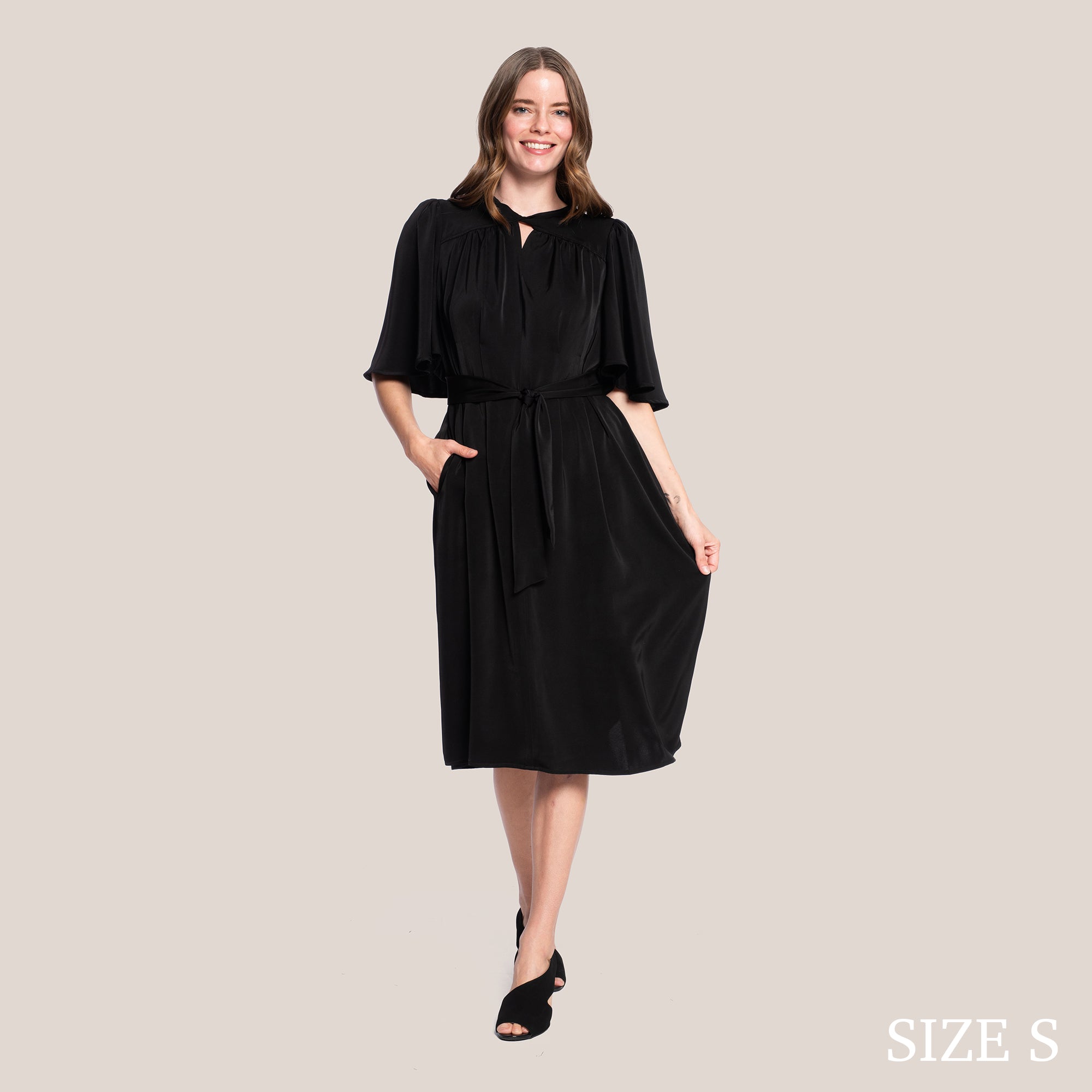 MILA SLIMMING DRESS - BLACK