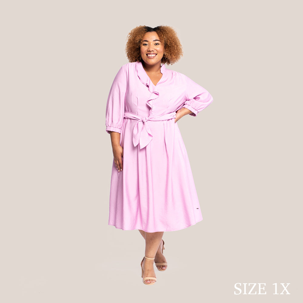 VIDA SLIMMING DRESS - BUBBLE GUM