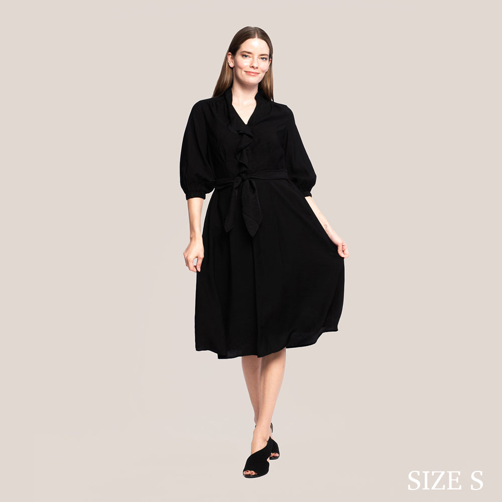 VIDA SLIMMING DRESS - BLACK