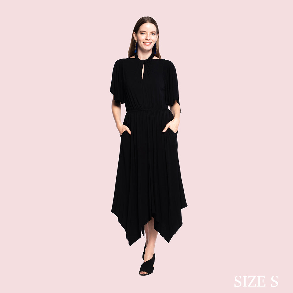 EYDIS DRESS - BLACK